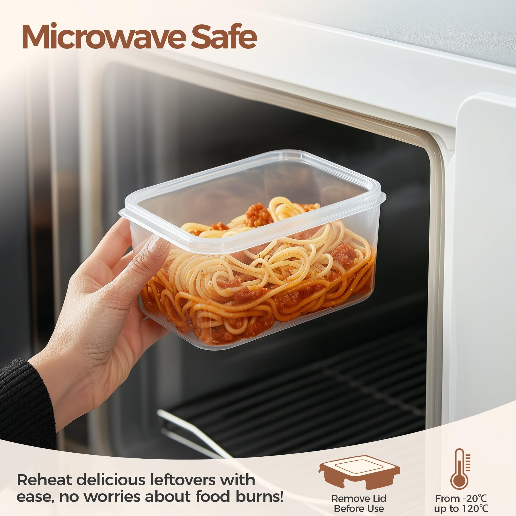 ComSaf diseño apilable para optimizar el espacio en la cocina.