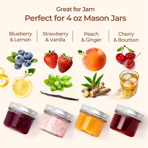 Frascos para especias y salsas con visibilidad total.