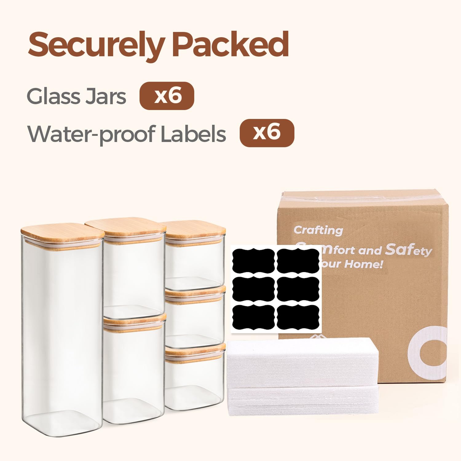 ComSaf soluciones de almacenamiento elegantes para la despensa y la cocina diaria.