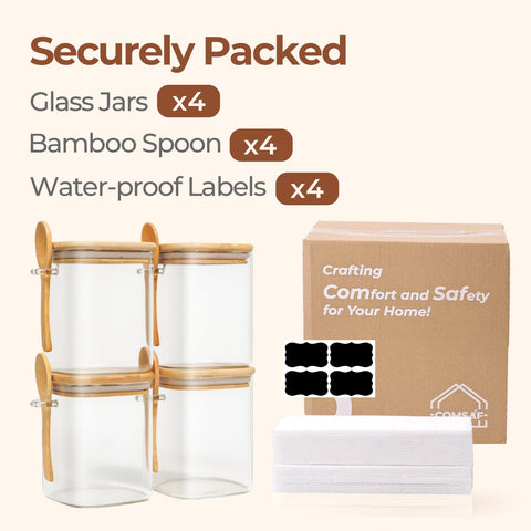 ComSaf tapa de bambu y silicona protegen humedad y polvo.