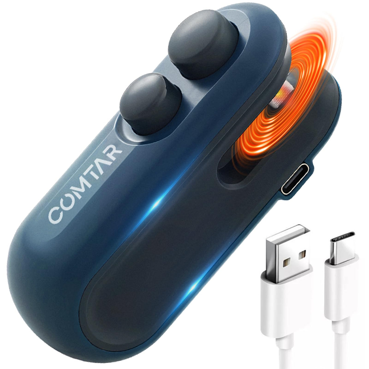 COMTAR mini sellador 2 en 1 en mano para sellar bolsas rápidamente
