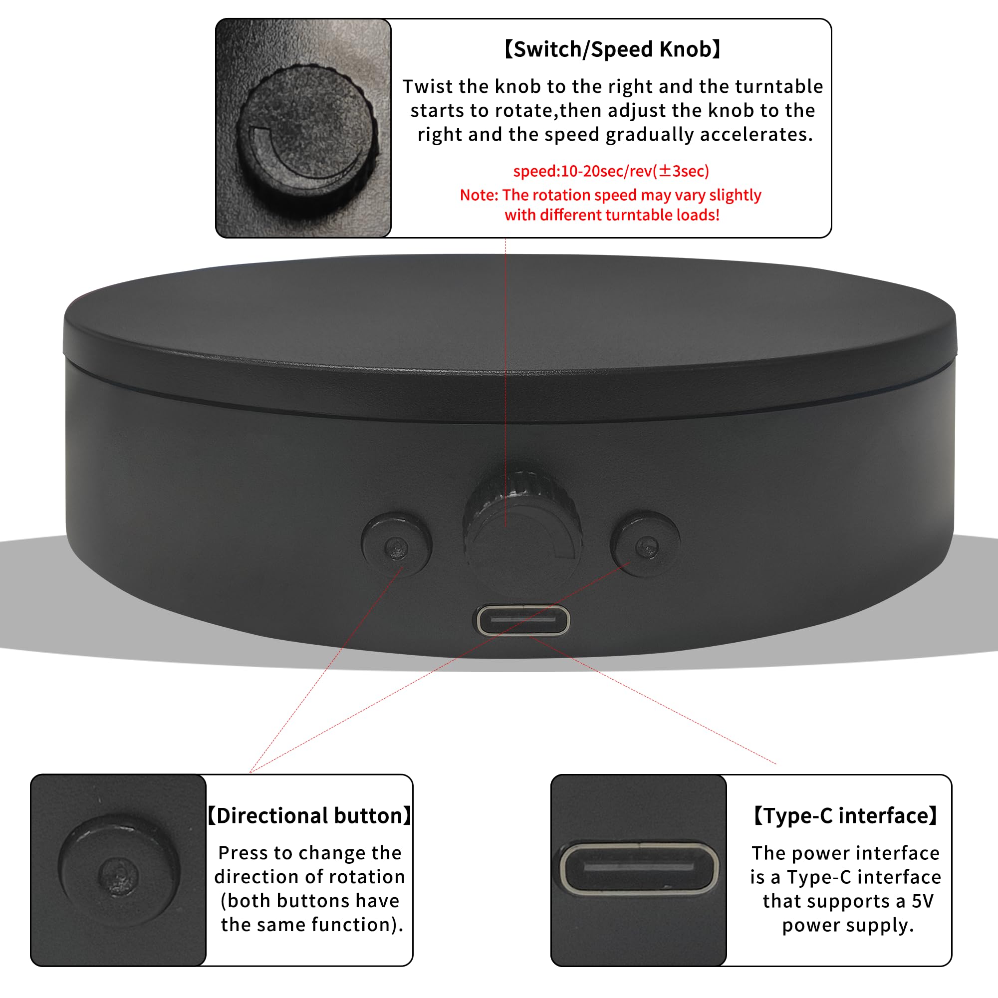 ComXim: giratorio de exhibición de productos ofrece visibilidad de 360 grados.