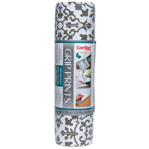 Con-Tact Grip Prints, azulejo Carrara Carbón, variedad de patrones para decorar espacios