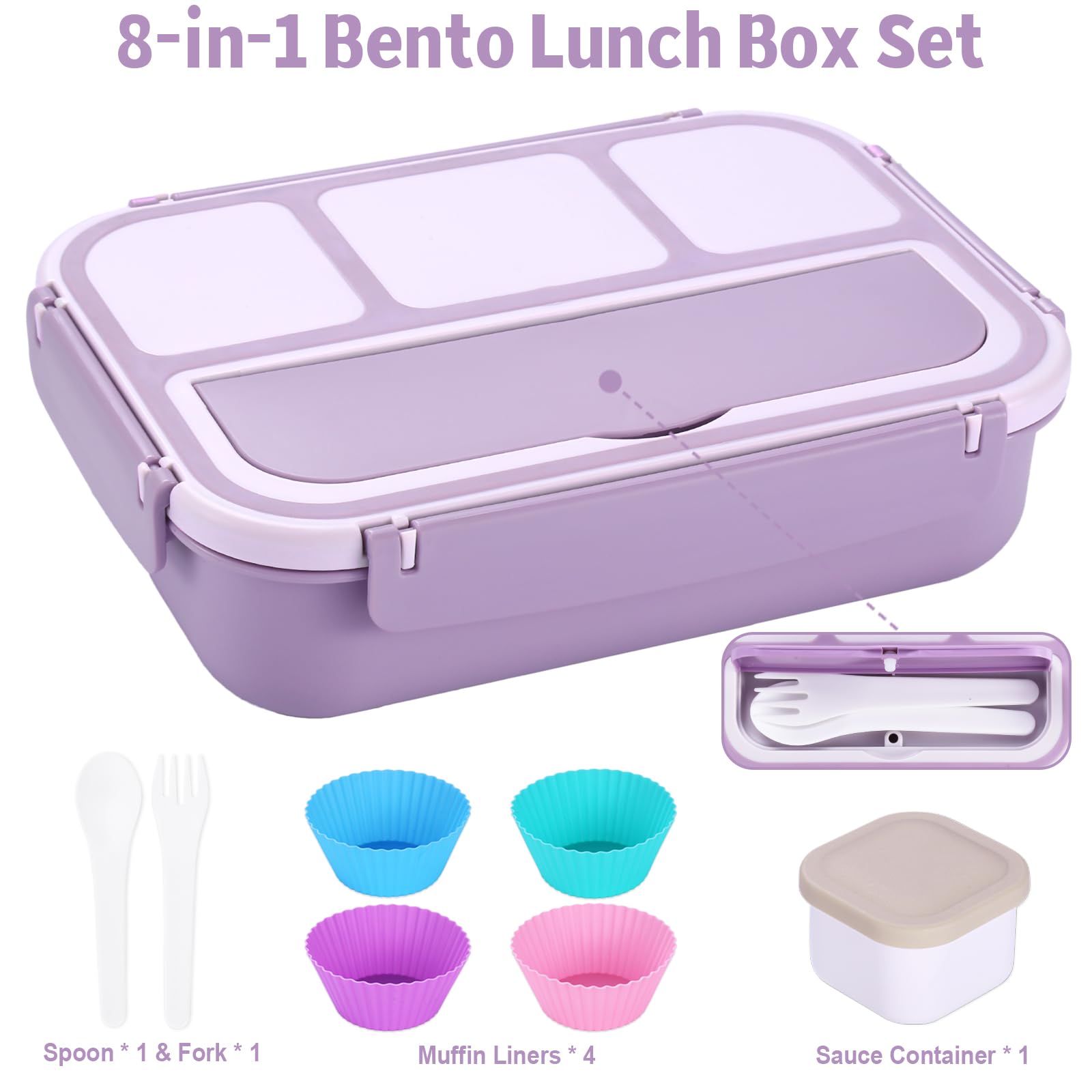Concha y Tortuga bento lavanda moldes silicona para magdalenas reutilizables