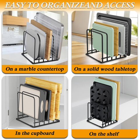 Coneyaro diseño vertical ahorra espacio en mostradores y armarios de cocina