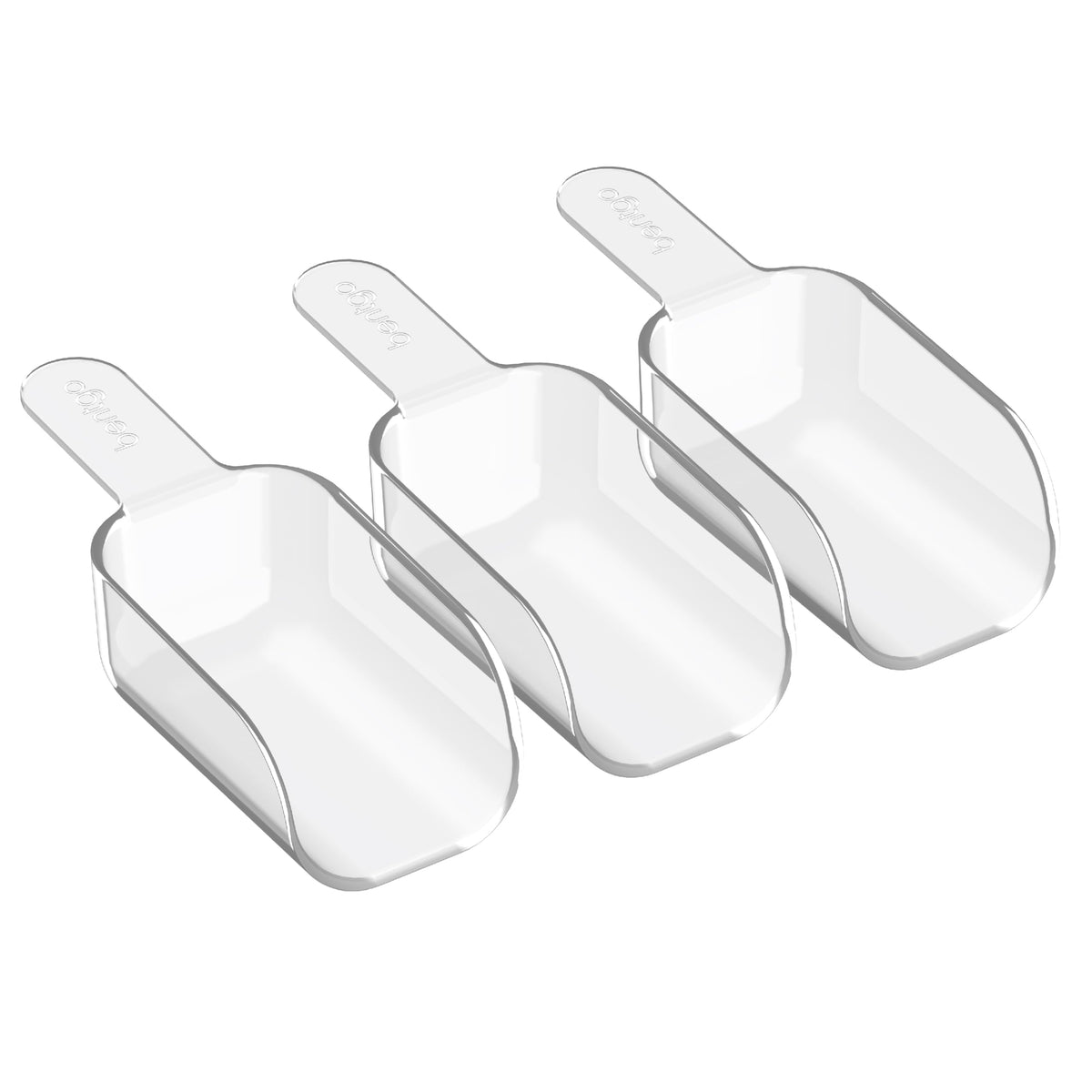Bentgo Pantry: conjunto de cucharas 3p claras, ideal para medir harinas y cereales.