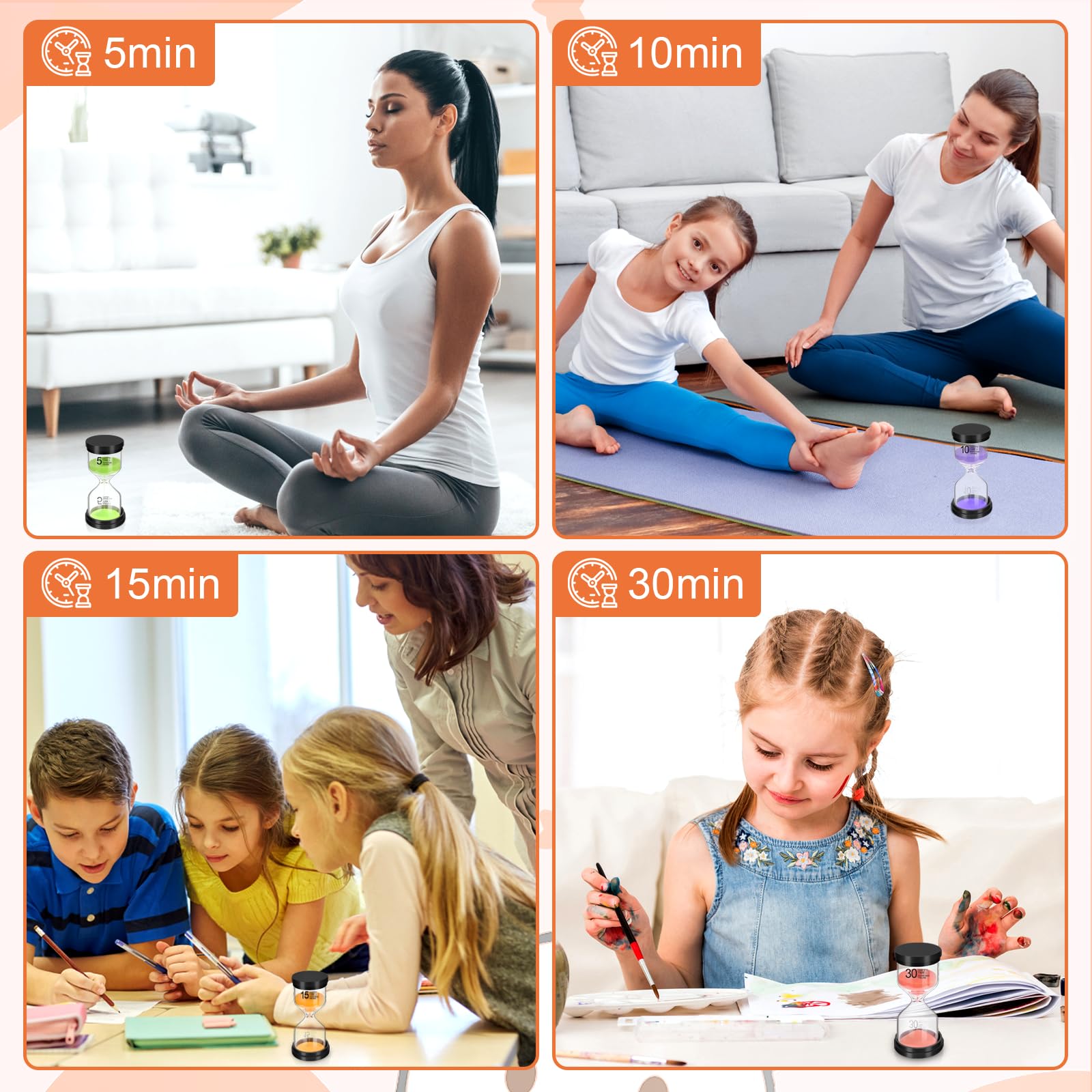 Reloj de arena Conowa de 30 minutos para actividades largas