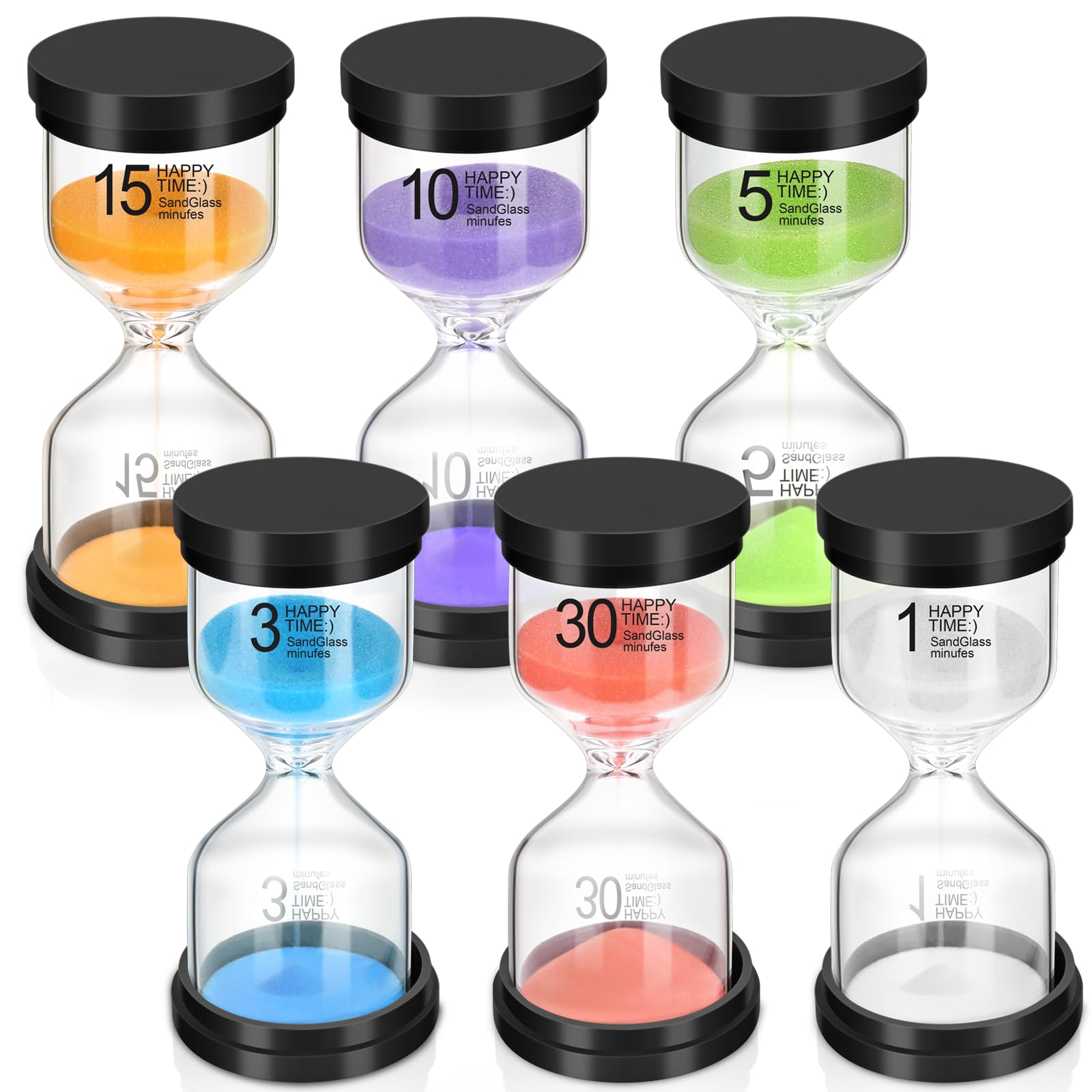 Conowa reloj de arena para decoración y aprendizaje visual
