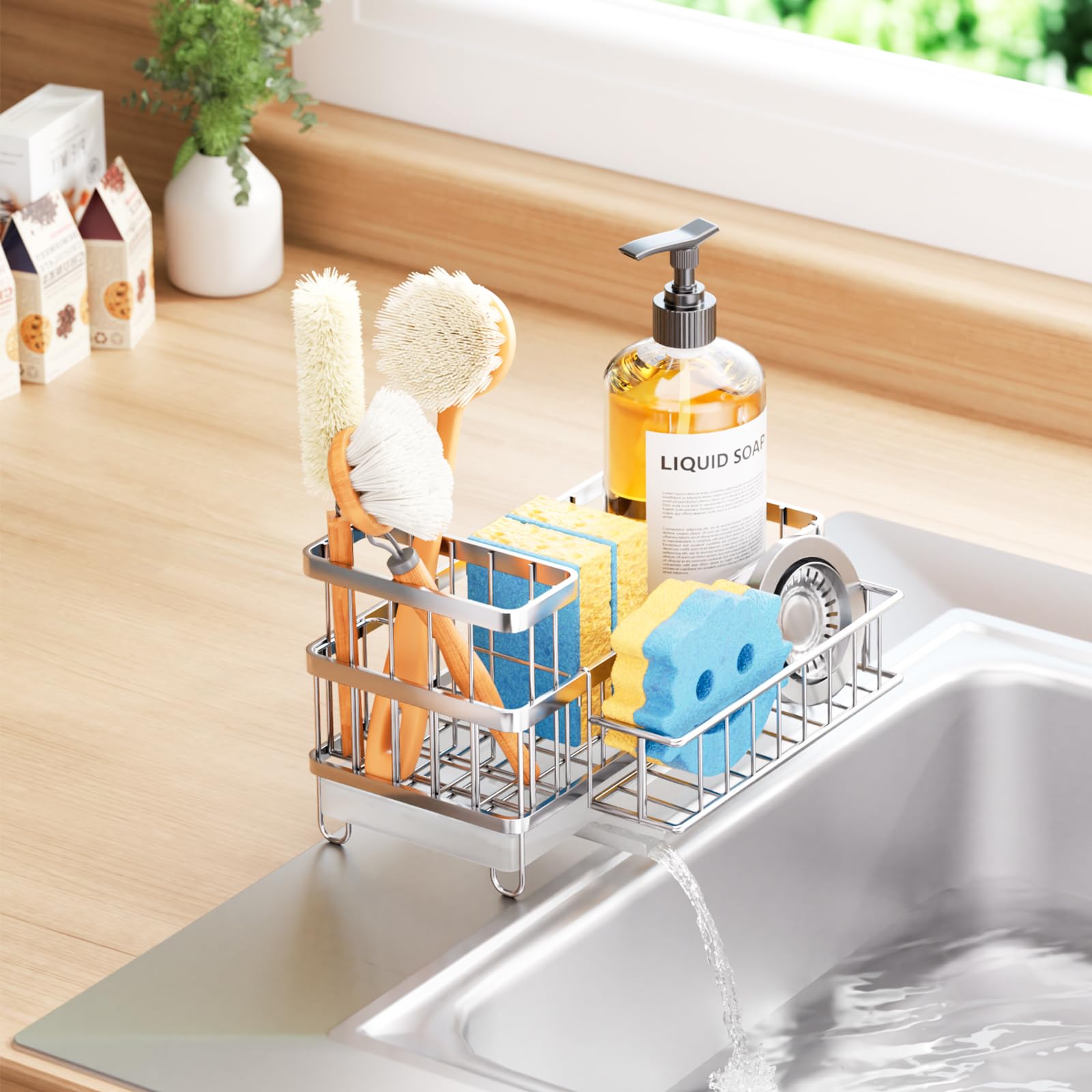 Consumest diseño moderno en acero inoxidable para cocinas ordenadas