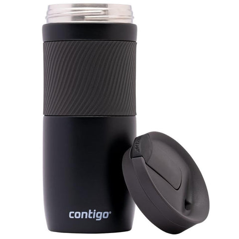 Diseño mate negro de Contigo Byron SnapSeal, elegante y duradero.