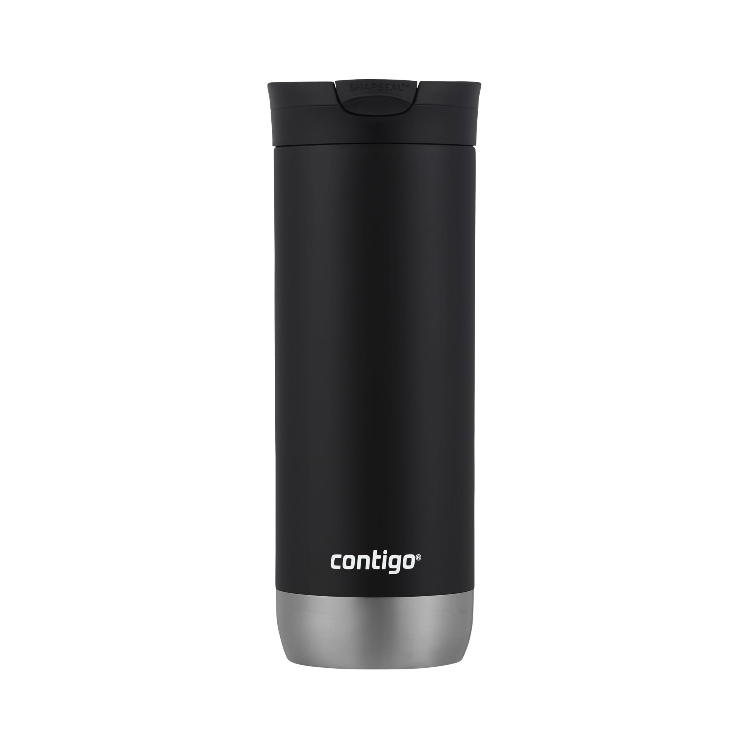Contigo Huron, tapa antidesbordamiento para evitar derrames al transportar bebidas.