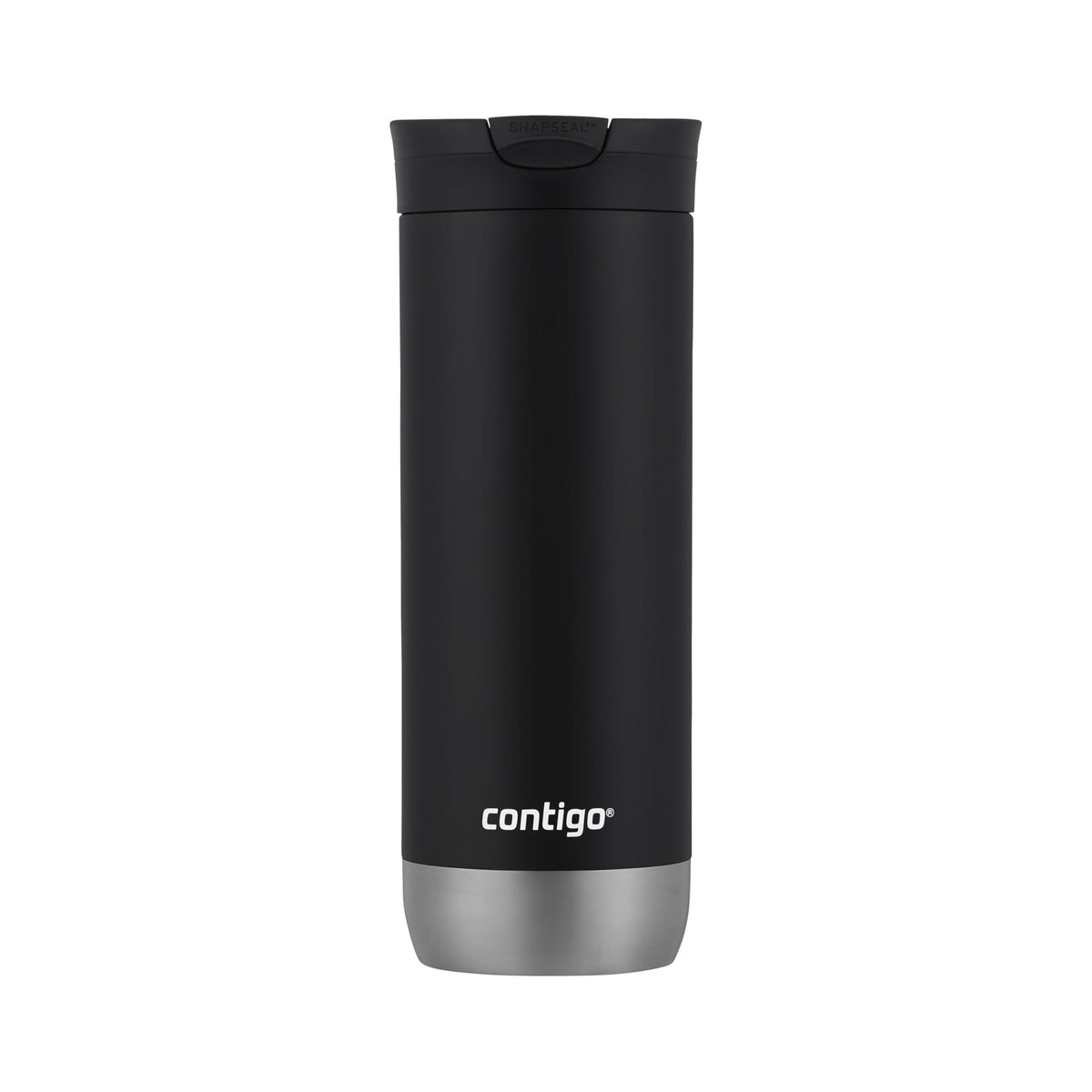 Contigo Huron, tapa antidesbordamiento para evitar derrames al transportar bebidas.
