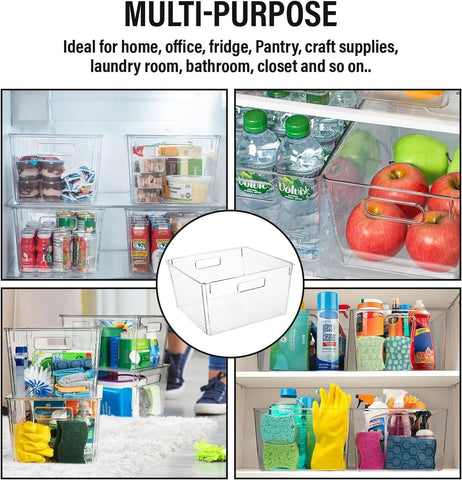 CONTROL KITCHEN organizadores transparentes para armario, ideales para ropa y accesorios.