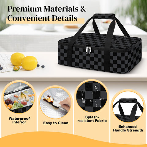 Coobiiya asa acolchada ergonómica: agarre cómodo para cargar platos pesados