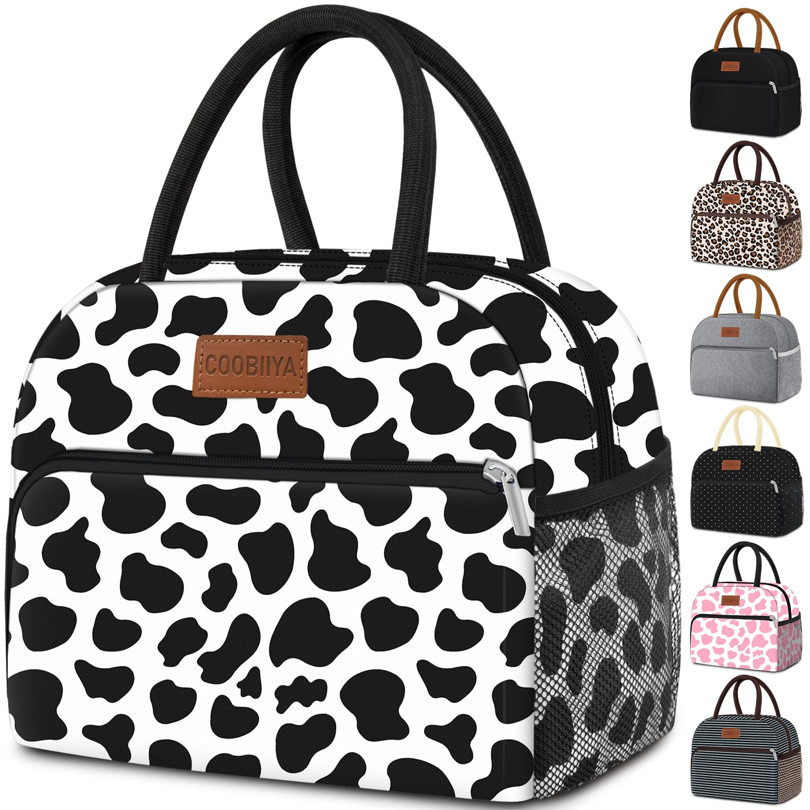 Coobiiya bolsa de almuerzo para mujer, diseño compacto ideal para oficina.