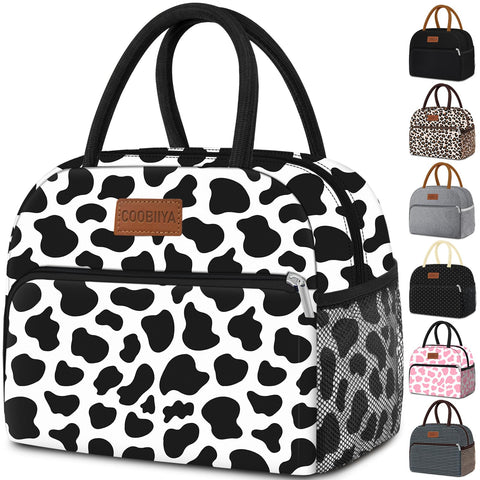 Coobiiya bolsa de almuerzo para mujer, diseño compacto ideal para oficina.