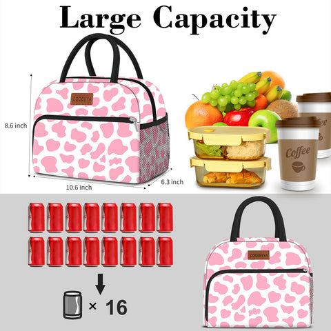 Interior espacioso de la bolsa Coobiiya, gran capacidad para comidas