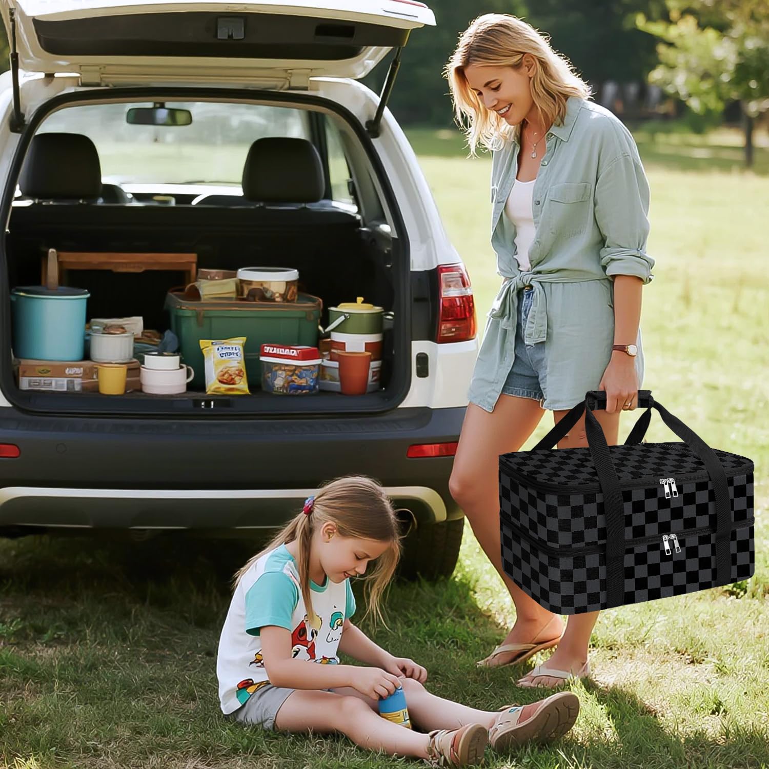 Coobiiya bolsillo externo para accesorios: lleva cubiertos y condimentos a mano