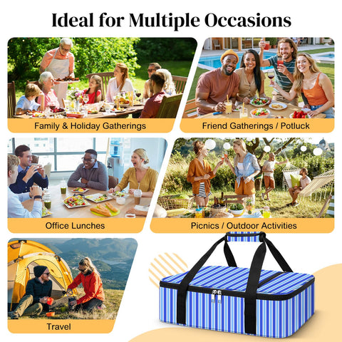 Coobiiya Cazuela Aislada Preparación para picnic es ideal para comidas al aire libre