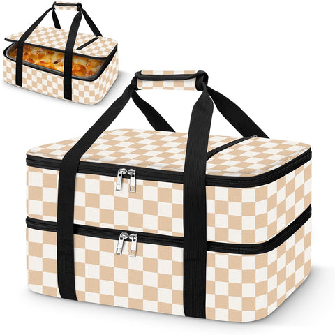 Coobiiya porta-cazuelas aislada para 9x13, mantiene caliente la comida para reuniones.