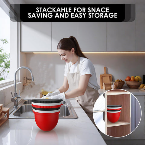 COOBL tapas silicona plegables para guardado compacto y orden.