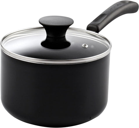 Cazo Cook N Home antiadherente 2 qt para liberación rápida de alimentos.