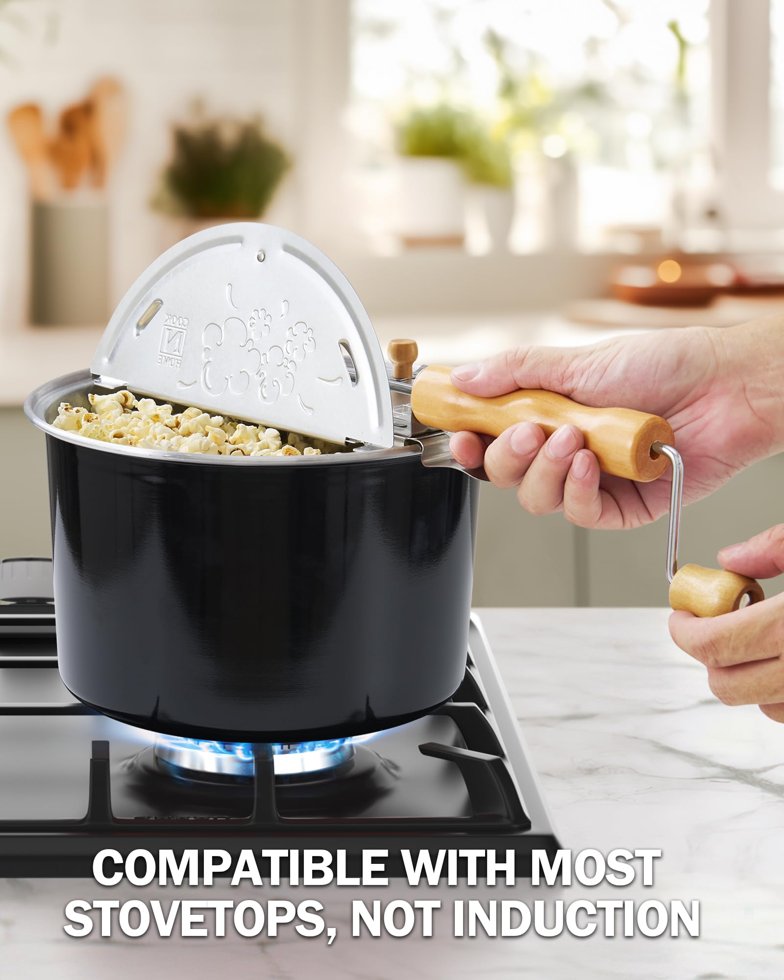 Cook N Home cuatro salidas de vapor aceleran el cocinado y evitan quemaduras.