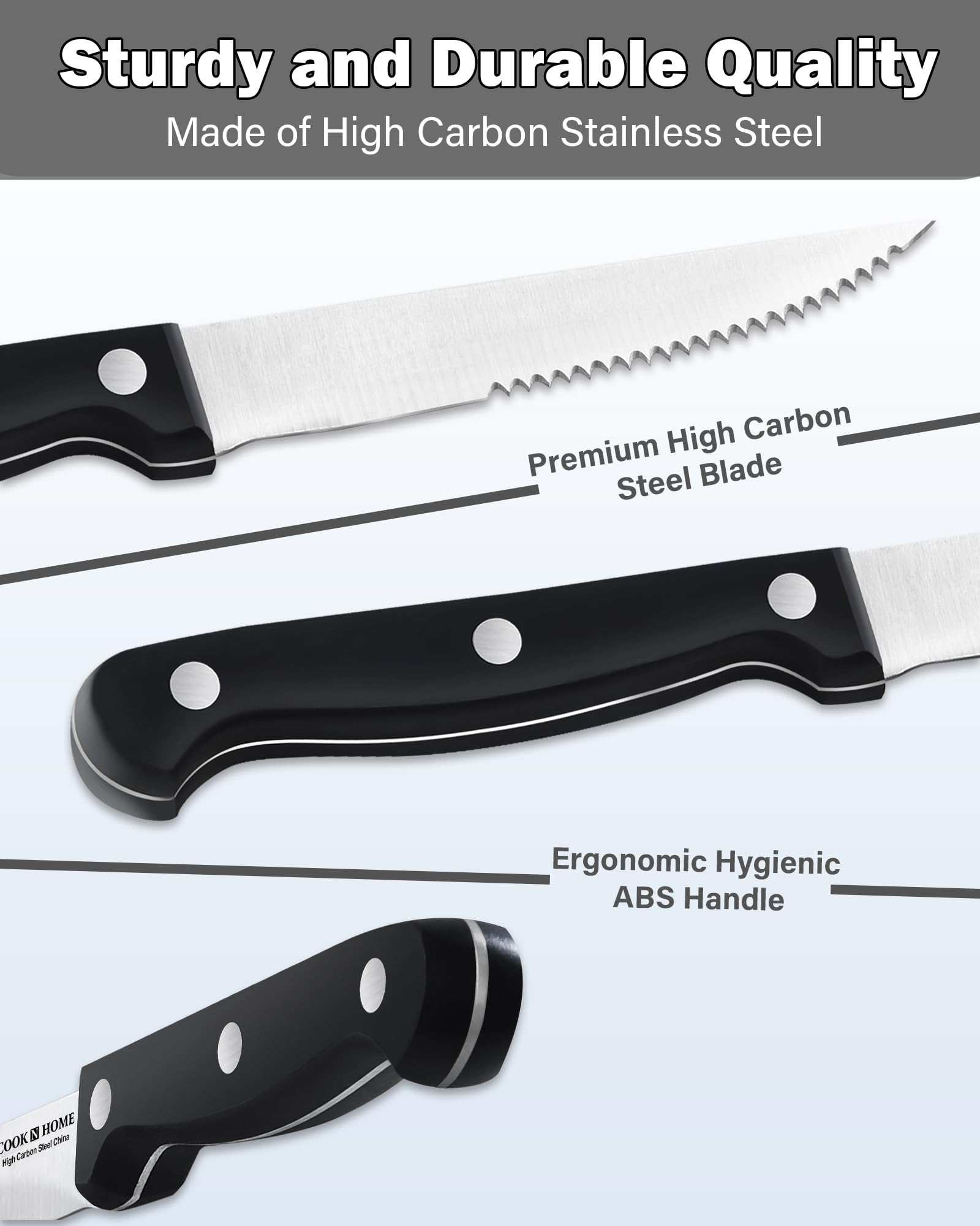 Cuchillo para pelar Cook N Home de 3 pulgadas para pelar frutas.
