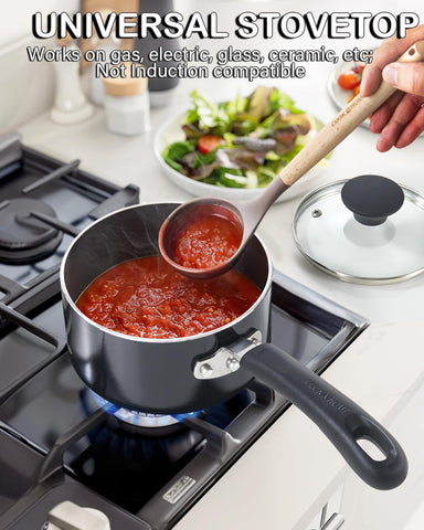 Mango suave Cook N Home para agarre cómodo y seguro.