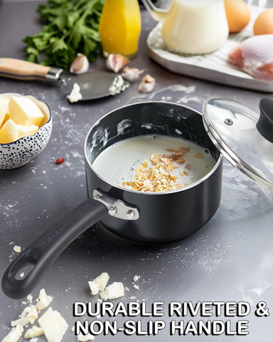 Superficie antiadherente Cook N Home facilita limpieza y menos aceite.