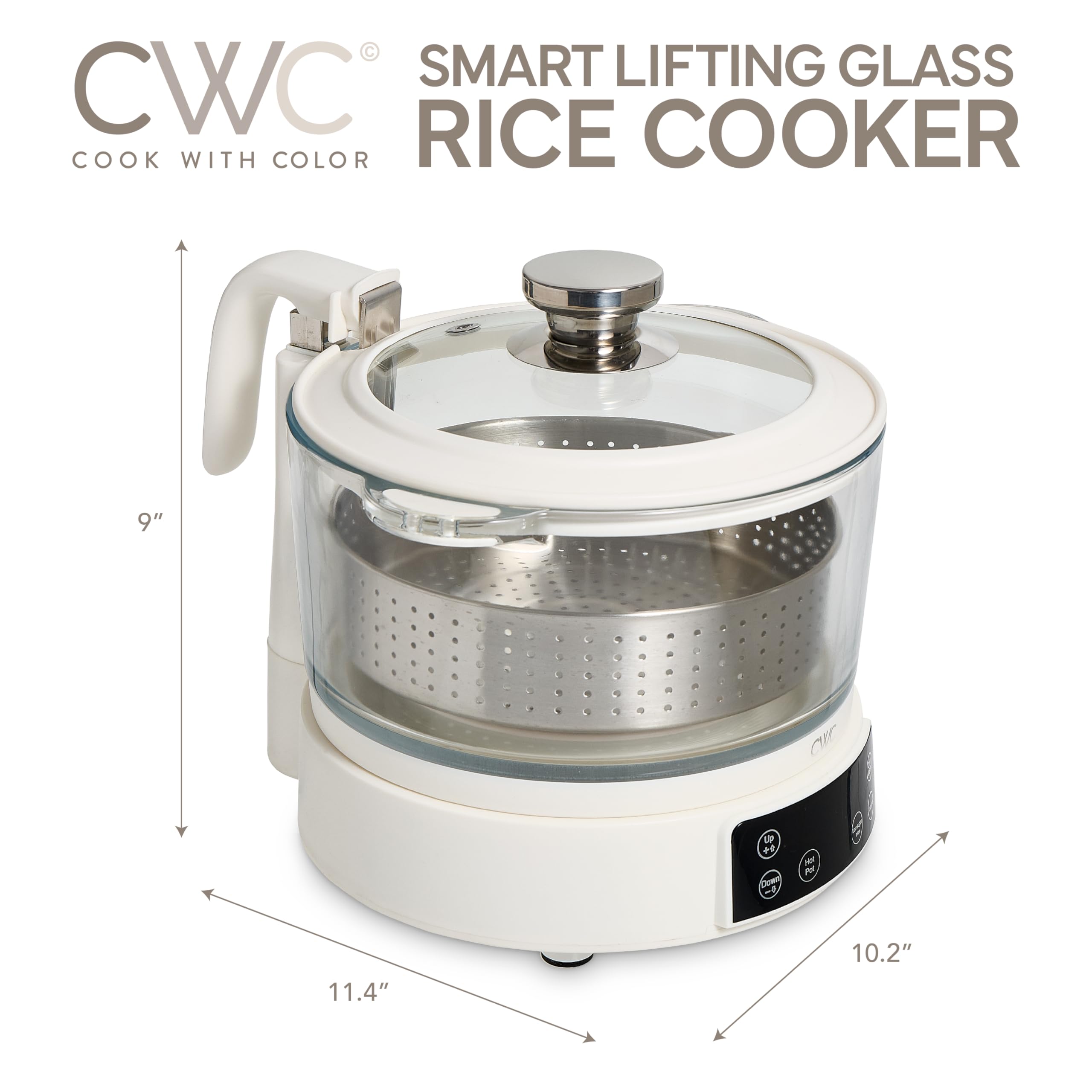 COOK WITH COLOR 3L panel digital con control de temperatura