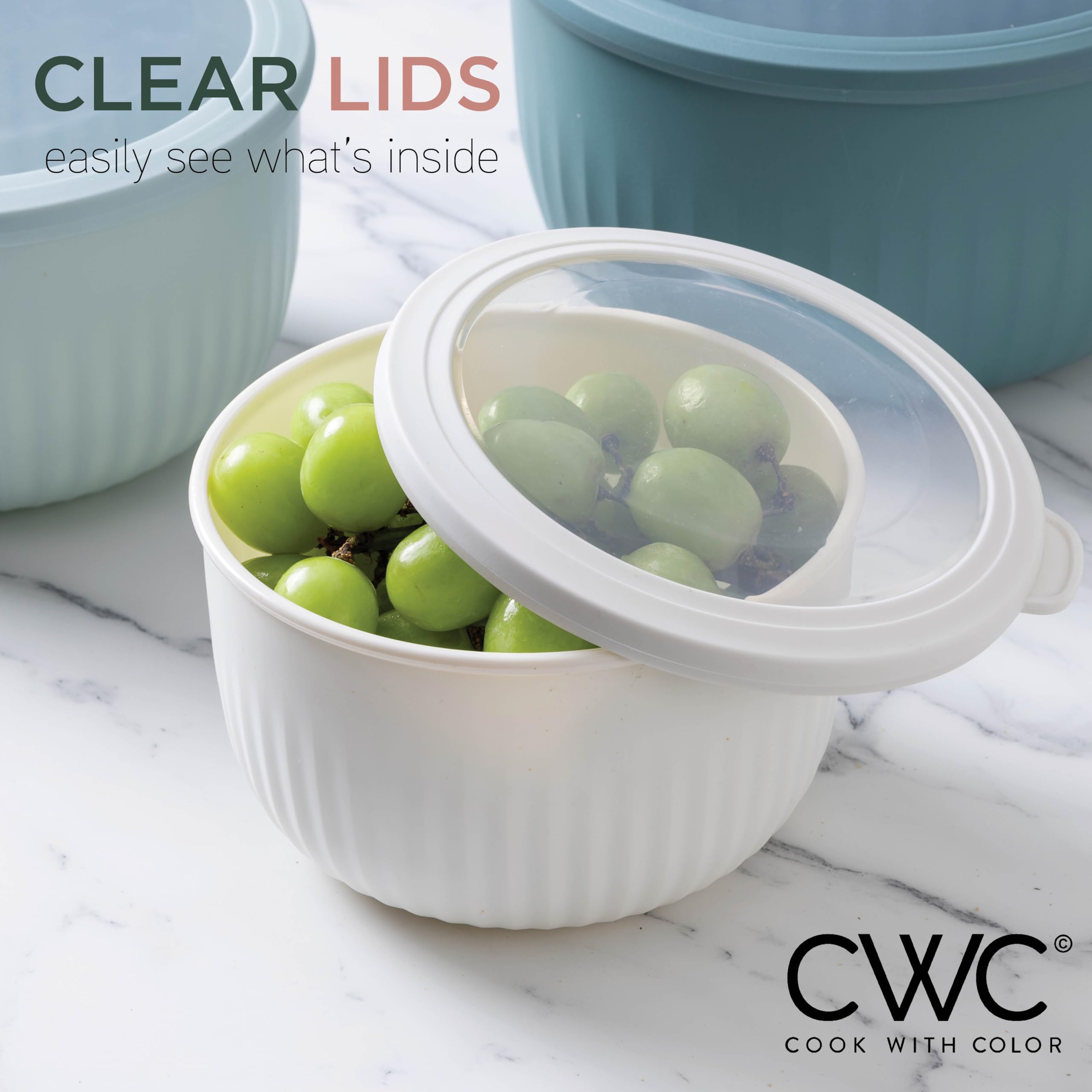 COOK WITH COLOR: aptos para congelador para almacenar porciones.