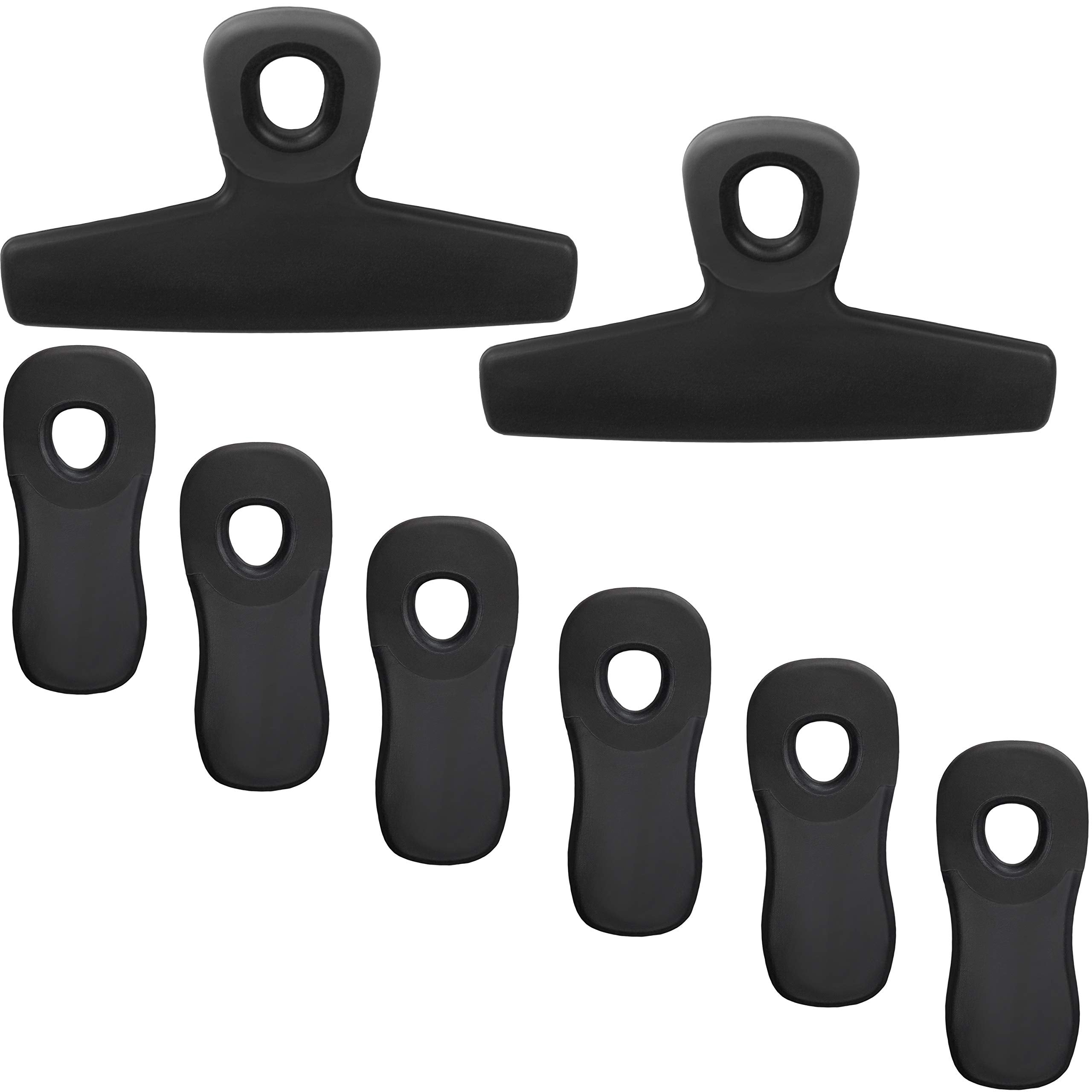 Clips COOK WITH COLOR para bolsa grande de 5 pulgadas con cierre firme, frente