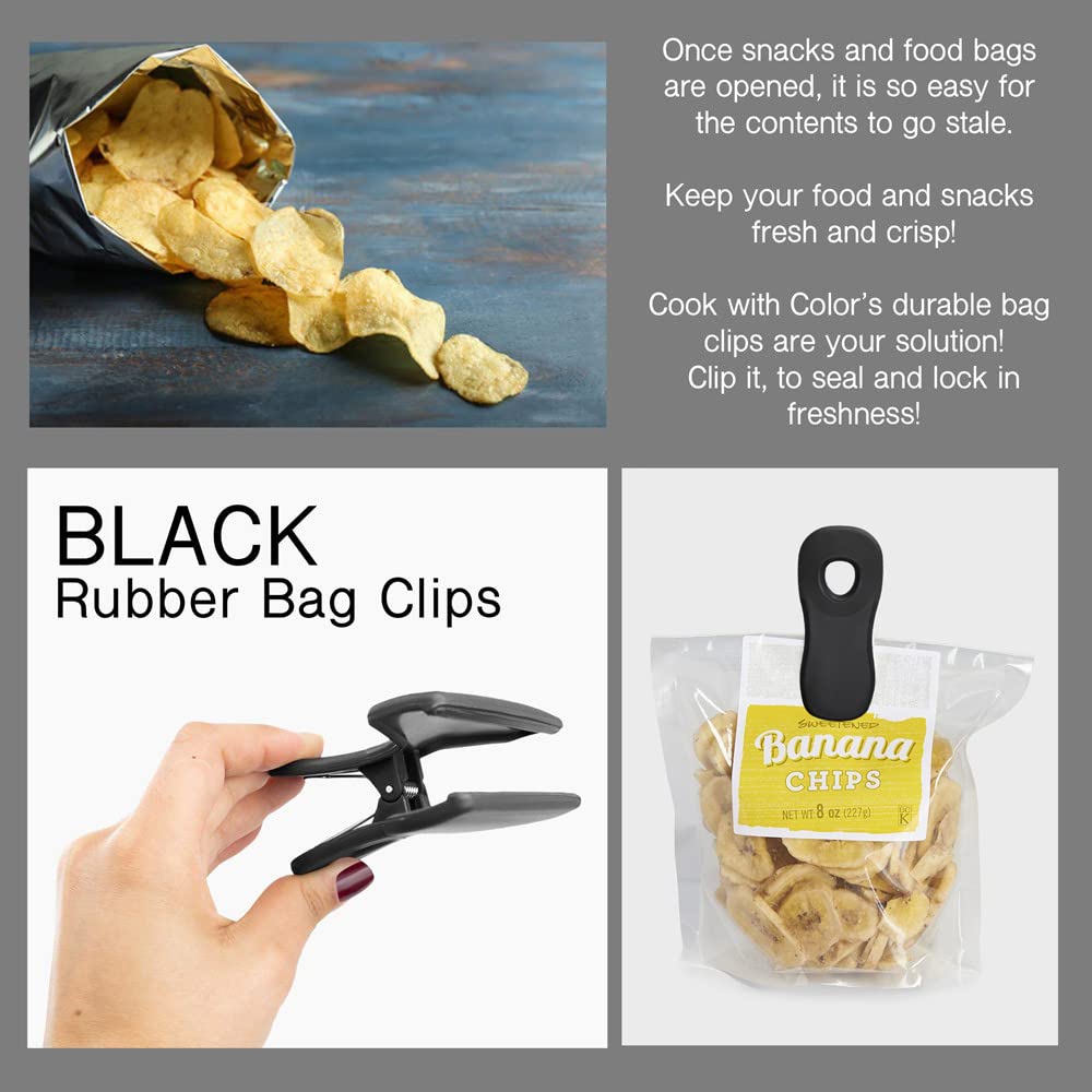 Clip pequeño magnético COOK WITH COLOR trasero, imán visible