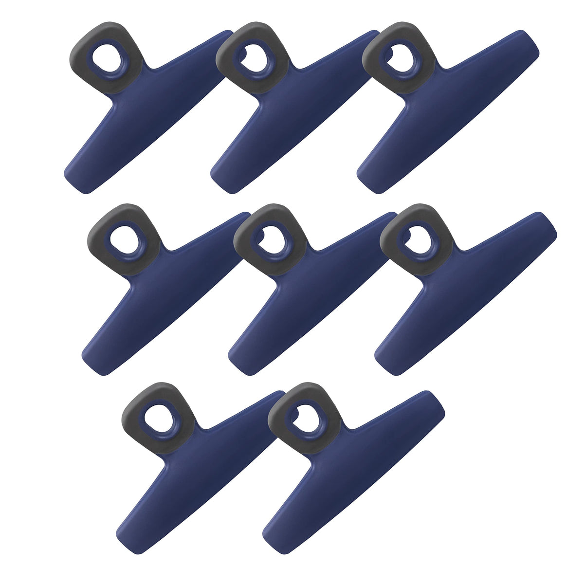 COOK WITH COLOR clips para bolsas azules con cierre hermético para conservar frescura.