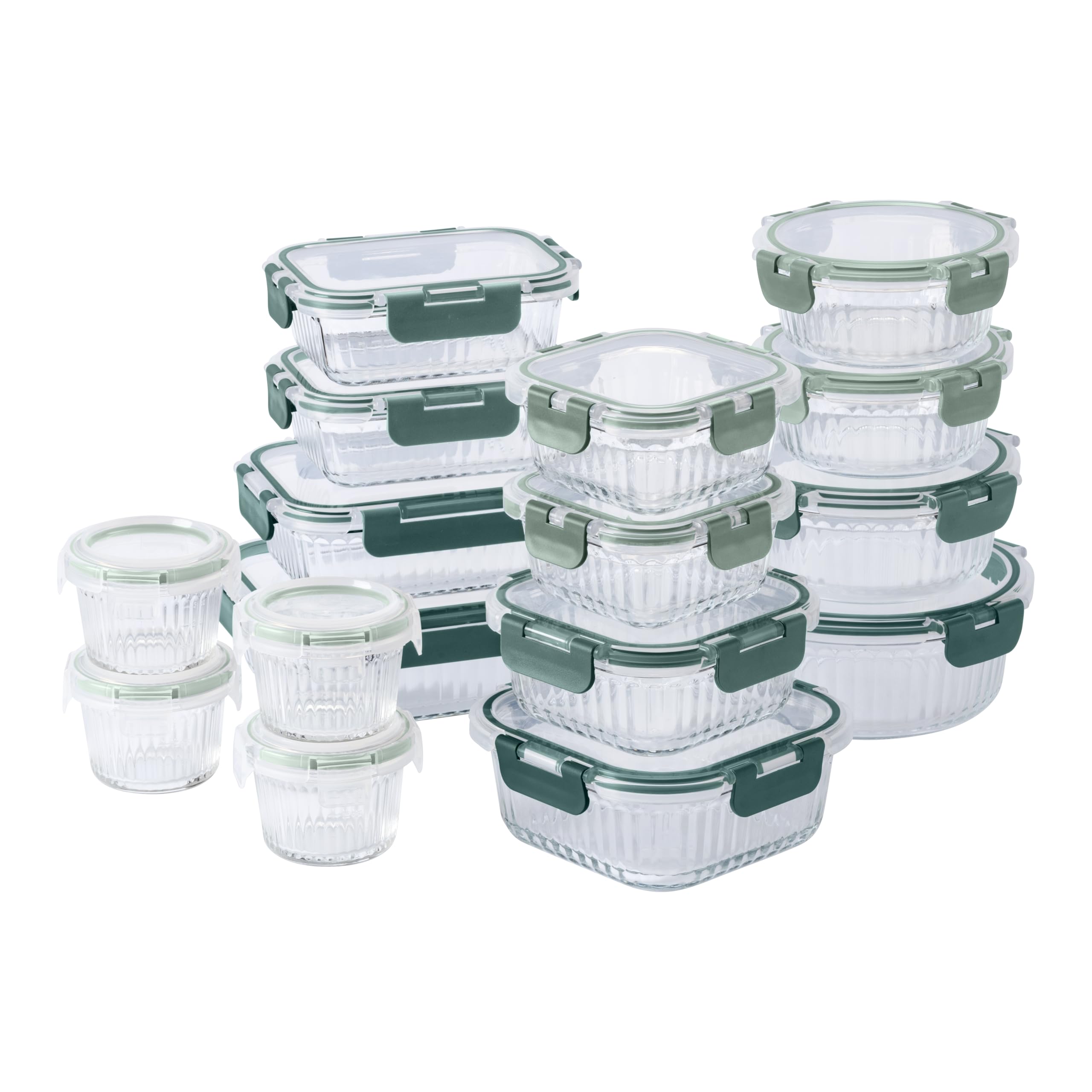 COOK WITH COLOR contenedor rectangular, ideal para porciones y organización en la nevera.
