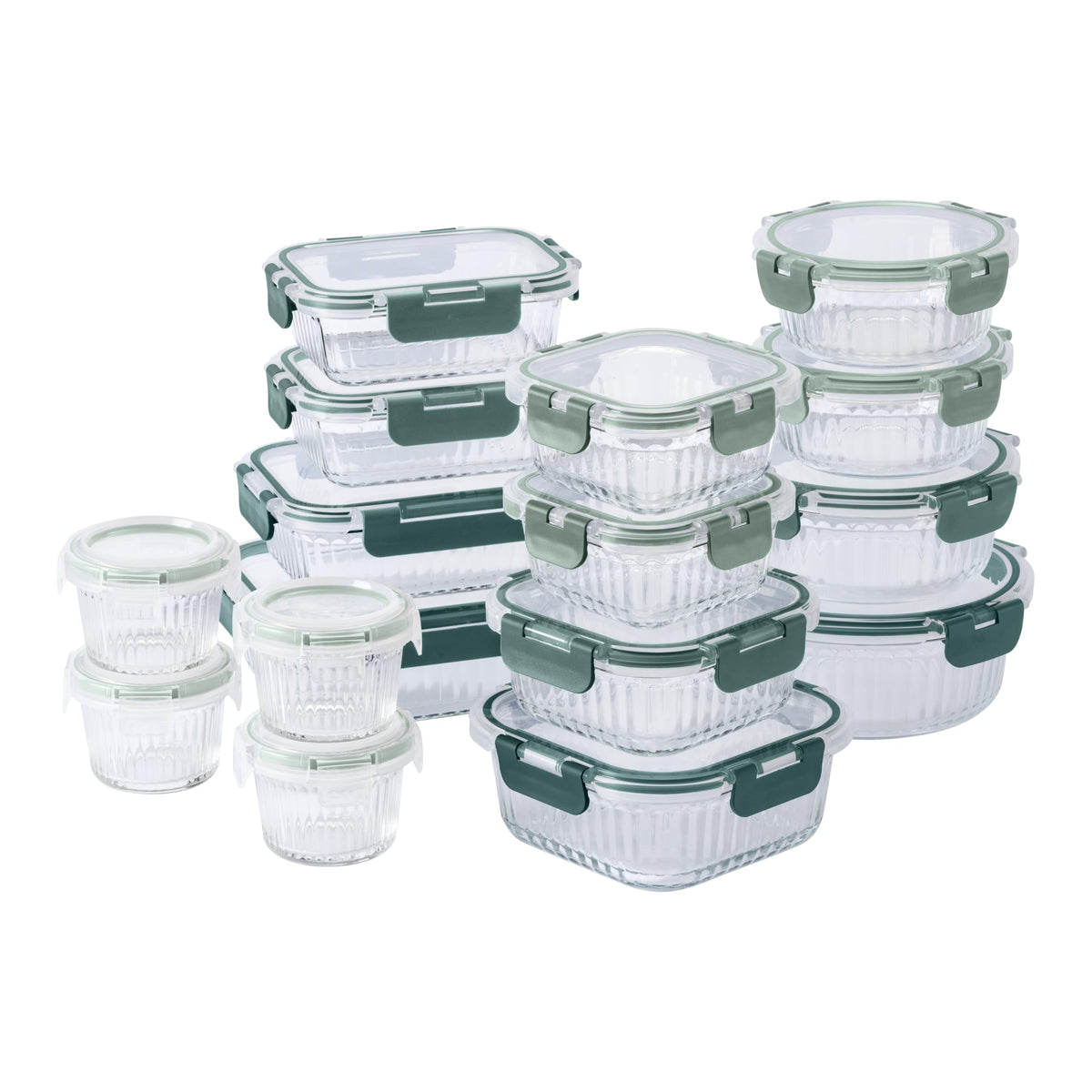 COOK WITH COLOR contenedor rectangular, ideal para porciones y organización en la nevera.