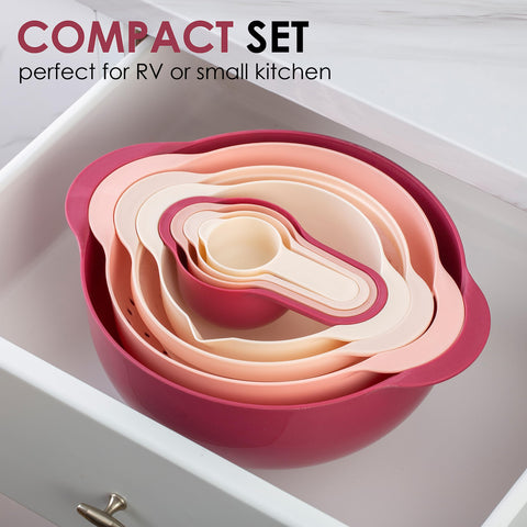 COOK WITH COLOR, cuenco grande con base antideslizante para batidos sin movimientos