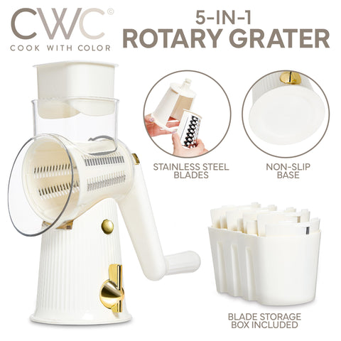 COOK WITH COLOR base ventosa estable para rallado seguro.