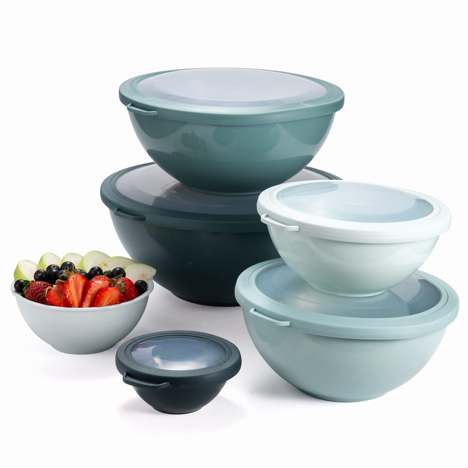 Conjunto de 12 piezas con tapas para almacenamiento eficiente COOK WITH COLOR.