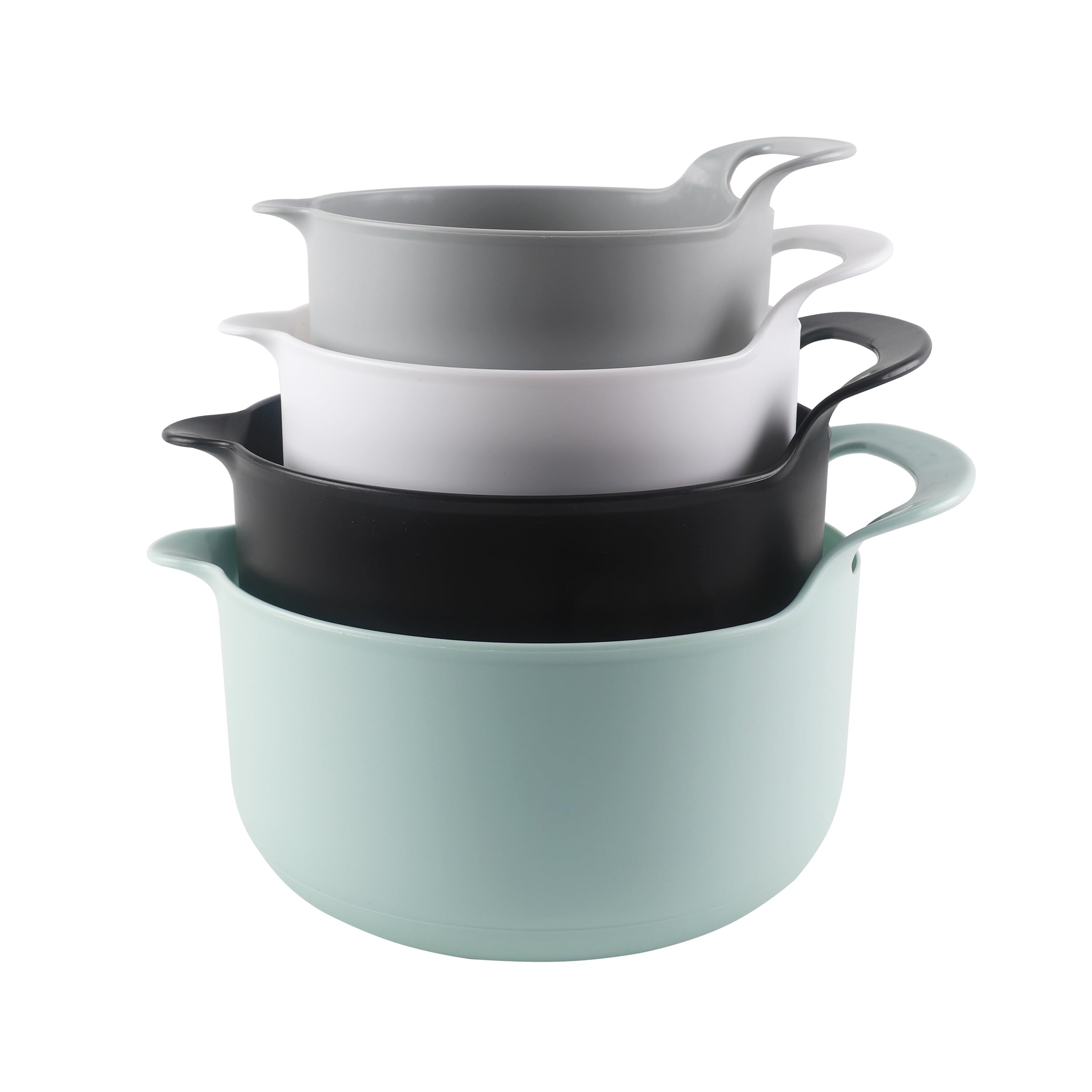 COOK WITH COLOR: tazones anidados con vertidores y asas para verter con control.