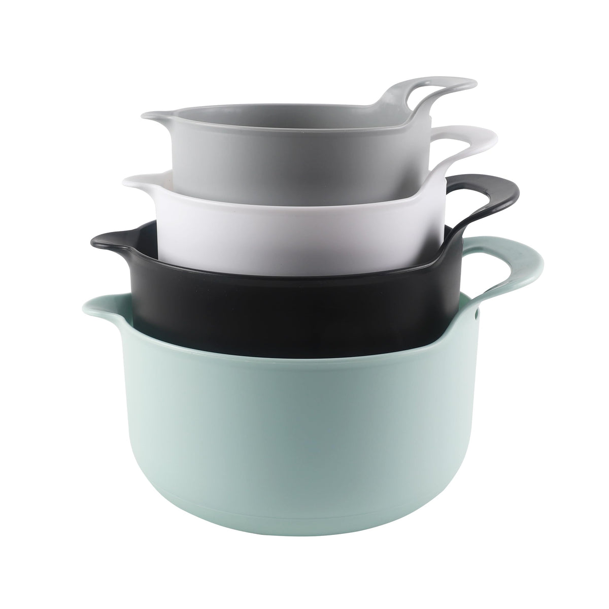 COOK WITH COLOR: tazones anidados con vertidores y asas para verter con control.