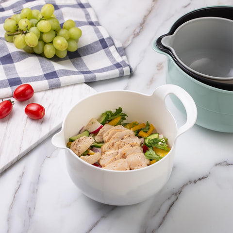 COOK WITH COLOR: tazones libres de BPA y aptos para congelador.