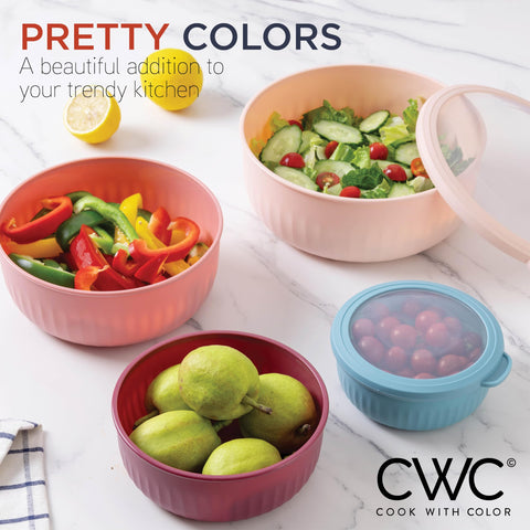 COOK WITH COLOR tamaños variados para mezclar y servir porciones