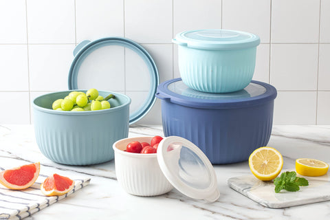 COOK WITH COLOR tazones de preparación para refrigerar y recalentar