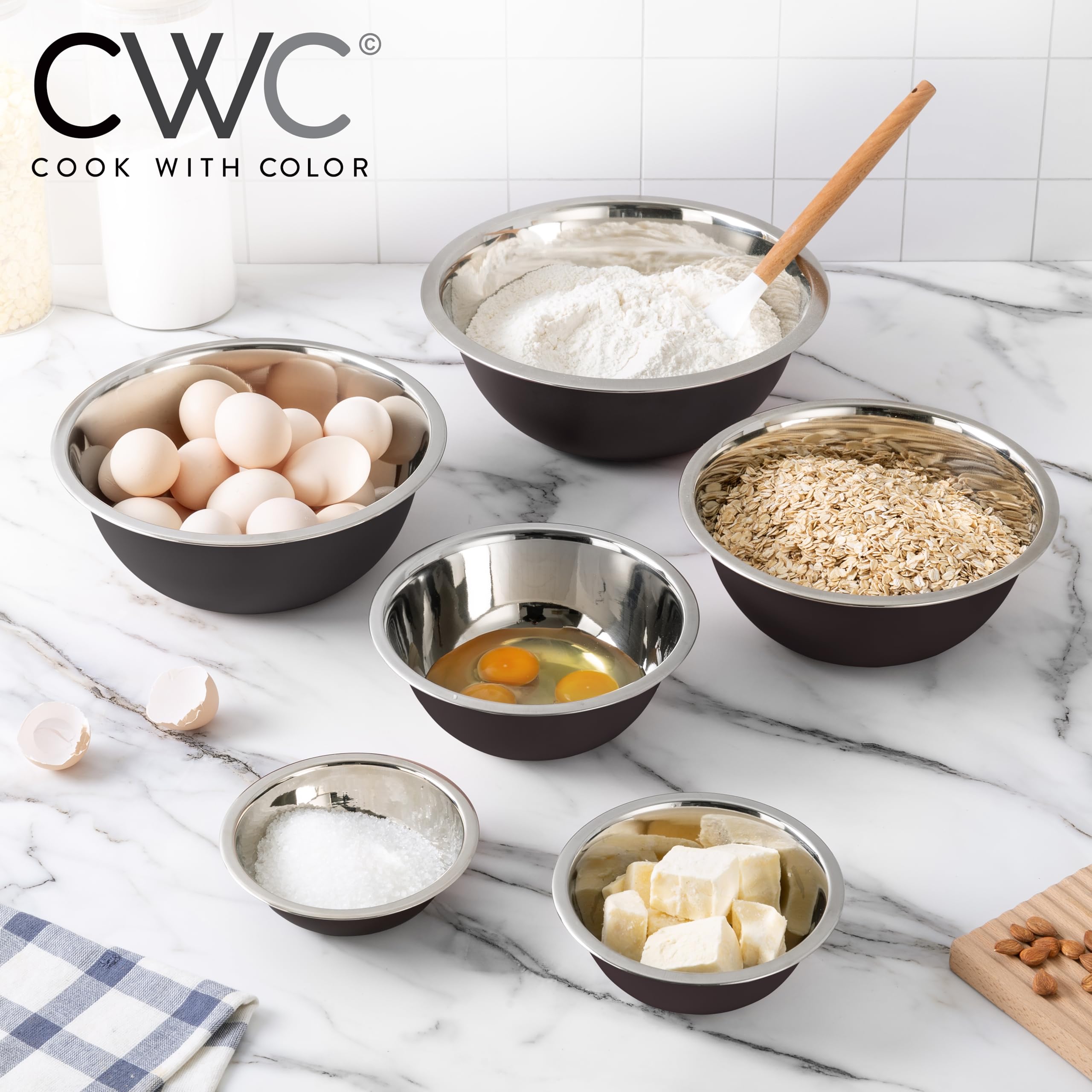 COOK WITH COLOR tazones aptos para usos múltiples en cocina y mesa.