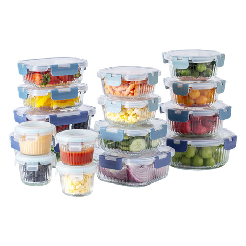 COOK WITH COLOR juego de 32 piezas para meal prep diario