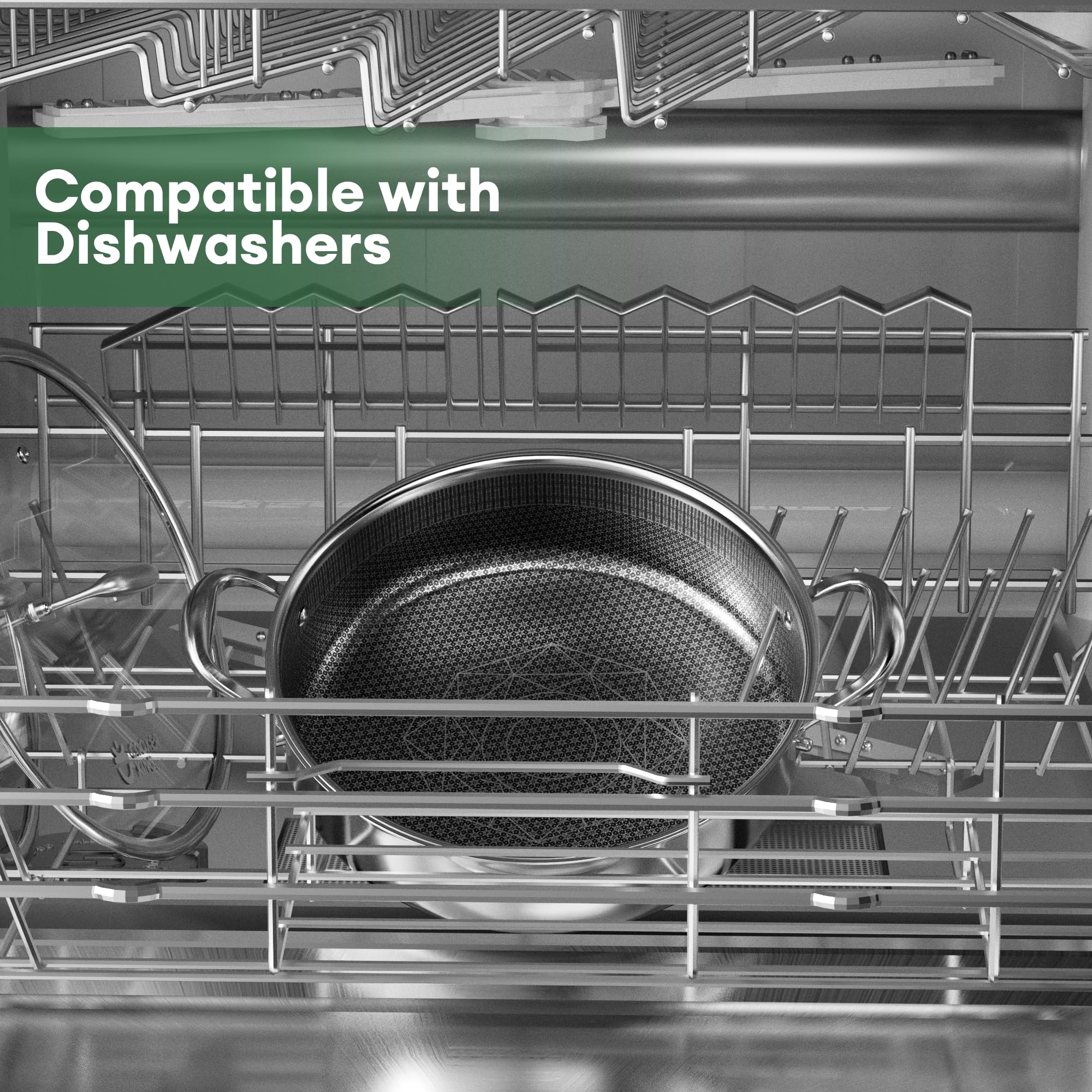 COOKER KING recubrimiento cerámico facilita la limpieza y resiste utensilios de metal