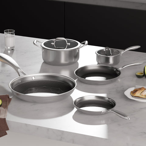 COOKER KING olla de 3 qt con tapa de vidrio.