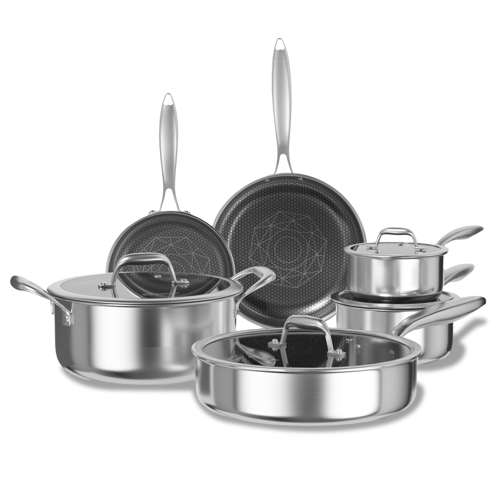 COOKER KING sarten-8-pulgadas: cocción uniforme y recubrimiento cerámico seguro.
